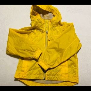 Ll Bean yellow boys windbreaker size 4
